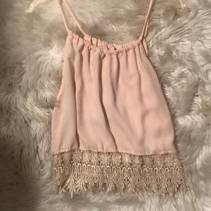 Pink tank top